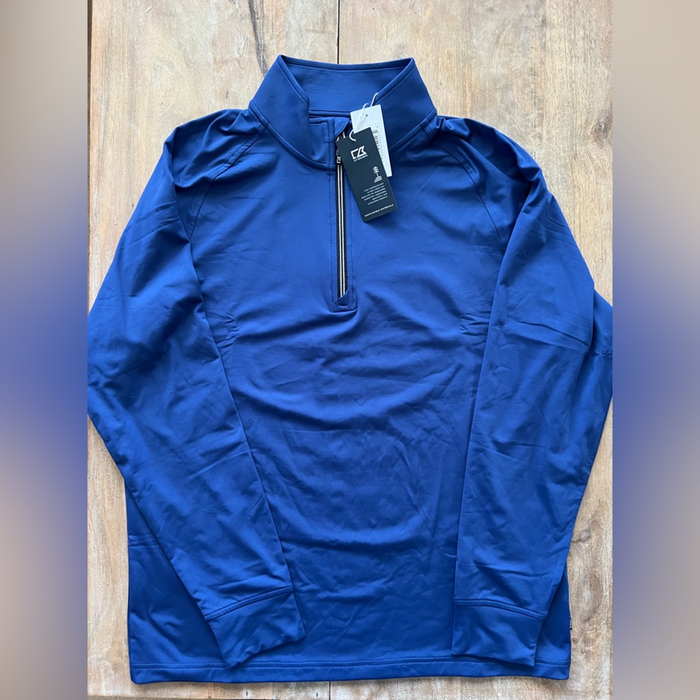 NEW Cutter & Buck 1/4 Zip Sweater